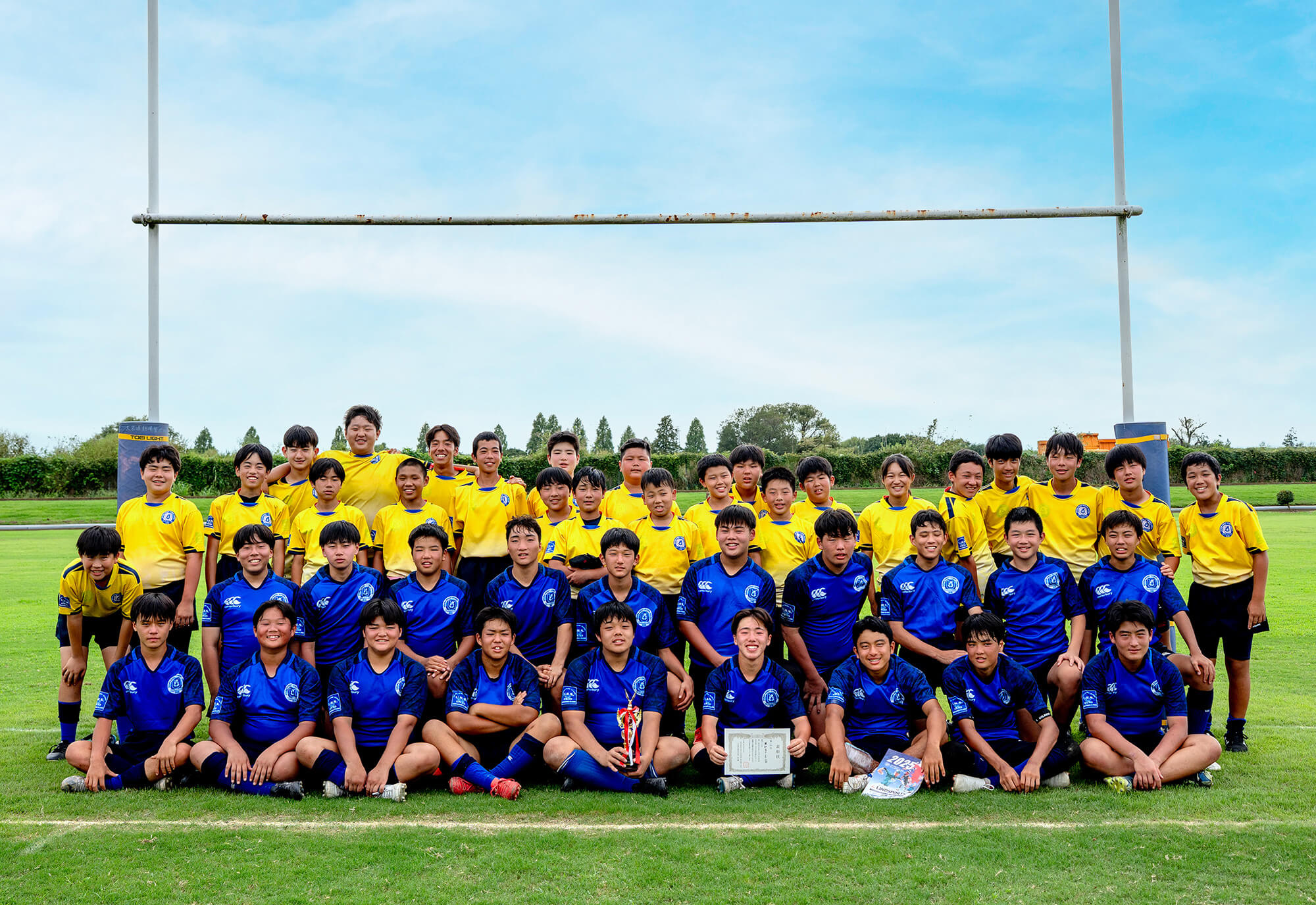 浦和ラグビースクールジュニア プリムローズ集合写真